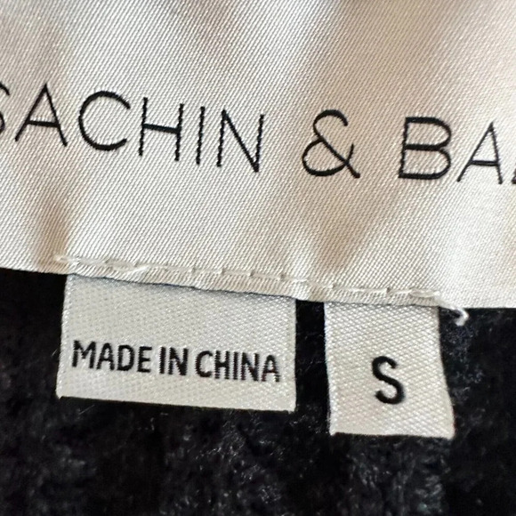 Sachin and Babi Landon Cardigan Womens Small Aztec Puff Bubble Sleeve - Picture 16 of 16